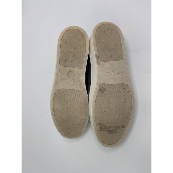 Vince Warner Zip Slip On Platform Sneaker Shoe Wool Gray 9 - Picture 6 of 7